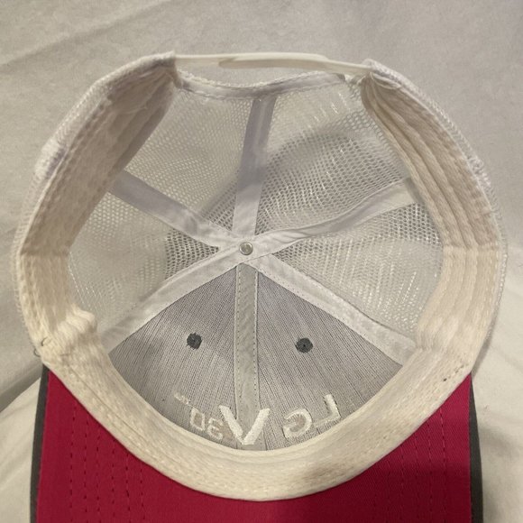 LG V30 T Mobile Promotional Advertiser Ball Cap Trucker Hat Gray W/ White Mesh - Picture 8 of 10